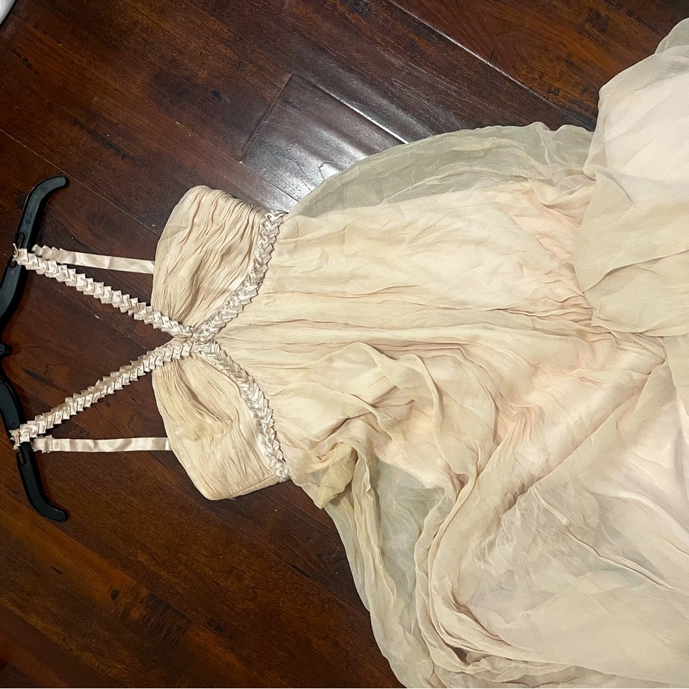BCBGMaxAzria Chiffon Gown